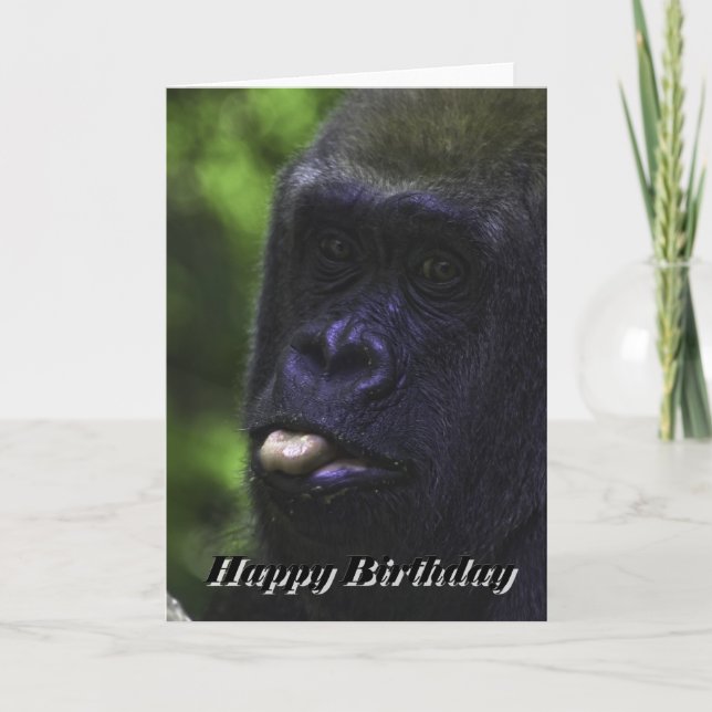 Happy Birthday Karte (Vorderseite)