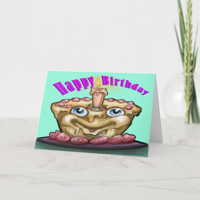 Happy Birthday Karte (Vorderseite)