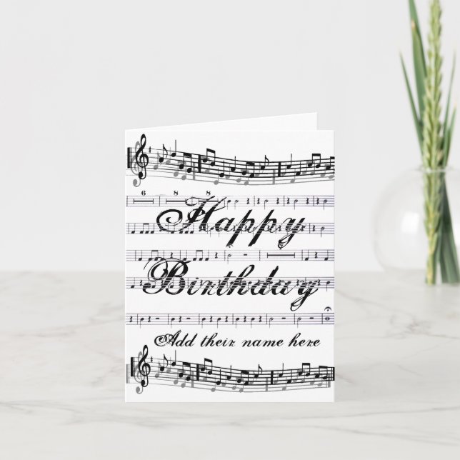 Happy Birthday__ Karte (Vorderseite)