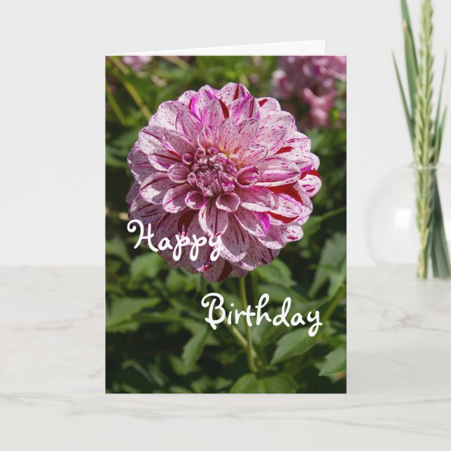 Happy Birthday Karte (Vorderseite)