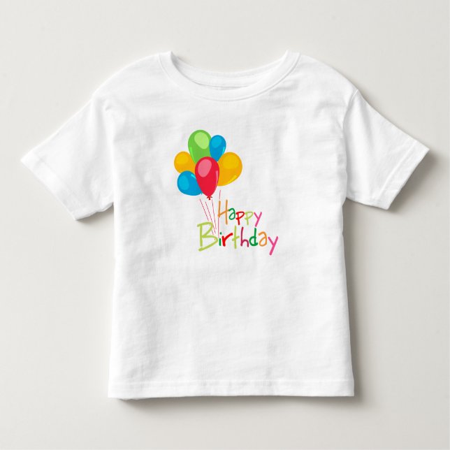 Happy Birthday Kleinkind T-shirt (Vorderseite)