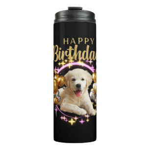 Happy Birthday Labrador Retriever Thermosbecher