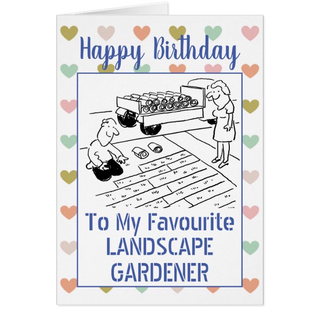 Happy Birthday Landscape Gardener (Vorne)