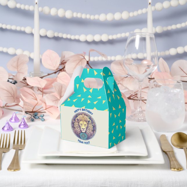 HAPPY BIRTHDAY LEO ZODIAC SIGN GESCHENKSCHACHTEL (Hochzeit)