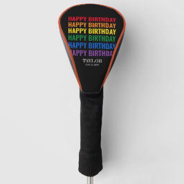 Happy Birthday LGBT Pride LGBTQ Transgender Golf Headcover