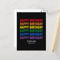 Happy Birthday LGBT Pride LGBTQ Transgender