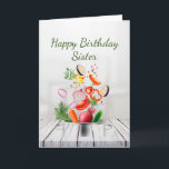 Happy Birthday Liebe & Appreciate Sister Card Karte<br><div class="desc">Alles Gute zum Geburtstag Schwester Liebe und Wertschätzung</div>