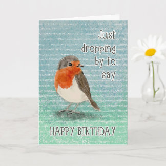 Happy Birthday Little Bird vorbei Karte