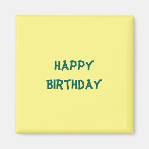 Happy Birthday Magnet