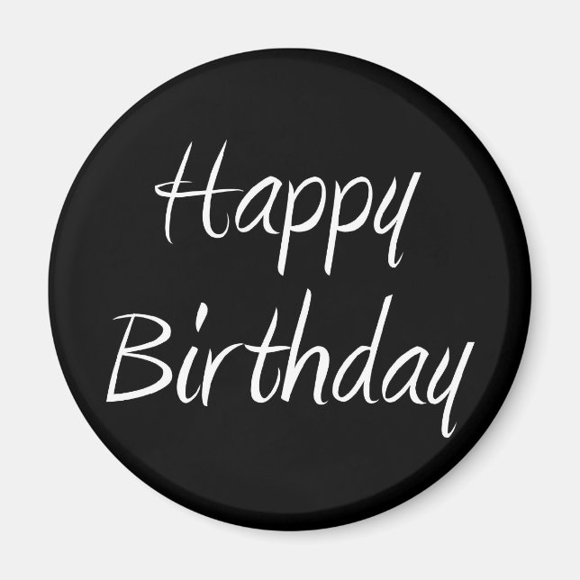 Happy Birthday Magnet (Vorne)