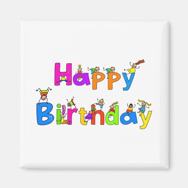 Happy Birthday Magnet (Vorne)