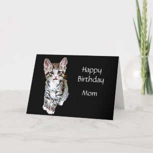 Happy Birthday Mama Custom Special Kitty Wünsche Karte