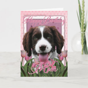 Happy Birthday Mama - English Springer Spaniel Karte