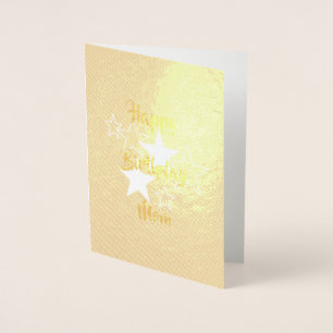Happy Birthday Mama Goldfolie-Karte von dalDesignN Folienkarte