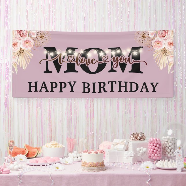 Happy Birthday Mama Party Banner (Party)
