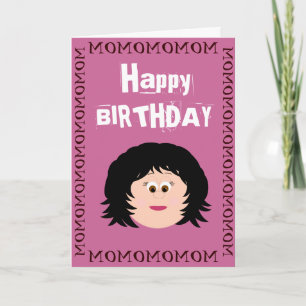 Happy Birthday Mama (Sohn) Karte