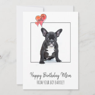 Happy Birthday Mama vom Hund Feiertagskarte