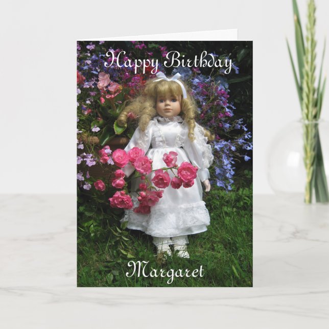 Happy Birthday Margaret Karte (Vorderseite)
