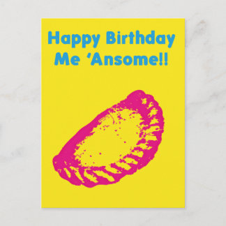 Happy Birthday me Ansome Postkarte