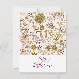 Happy birthday! mitteilungskarte