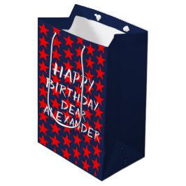 Happy Birthday Mittlere Geschenktüte
