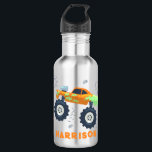 Happy Birthday Modern Monster Car Trucks Name Edelstahlflasche<br><div class="desc">Der Name Acrylic Tumbler ist ein personalisierter Name mit einem farbenfrohen Monster Car Trucks. Fantastisch für Kinder Geburtstagsfeiern und personalisierte Geschenke für Jungen zum Geburtstag,  Weihnachten,  Feiertagen und vieles mehr. Von Evco Studio entworfen www.zazzle.com/store/evcostudio</div>