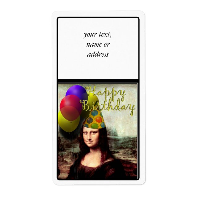 Happy Birthday Mona Lisa (Vorne)