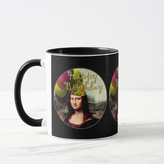Happy Birthday Mona Lisa Tasse (Links)