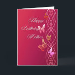Happy Birthday Mother Karte<br><div class="desc">Dekorative Geburtstagskarte für Mutter.</div>