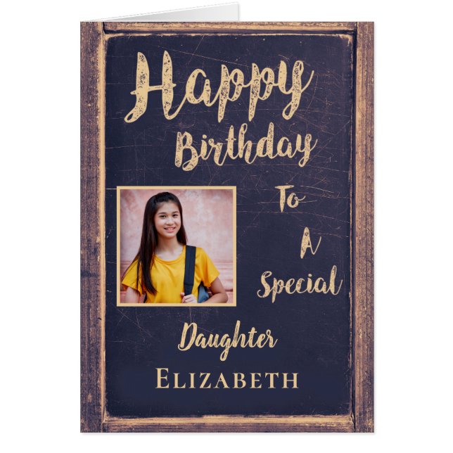 Happy Birthday Mother To Daughter Card (Vorne)