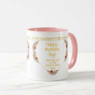 Happy Birthday Mothers Day Gift Family Photo Mug