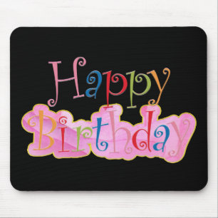 Happy Birthday Mouse Pad Mousepad