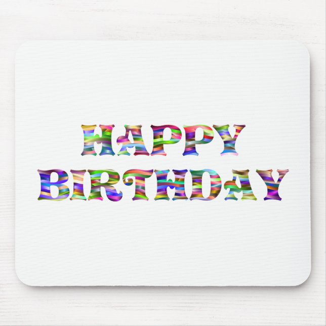 Happy Birthday Mousepad (Vorne)