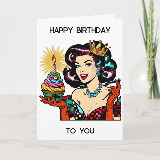 Happy Birthday Mr (Name ausfüllen) Kokett Geburtst Karte (Vorderseite)