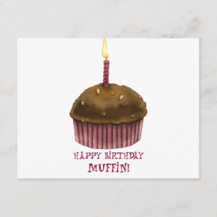 Happy Birthday Muffin Karte