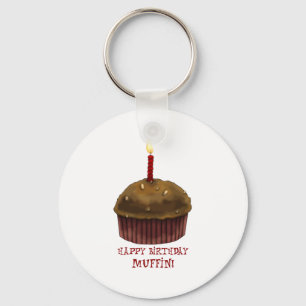 Happy Birthday Muffin Schlüsselanhänger