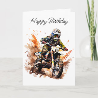 Happy Birthday Nephew | Motocross Bike Karte