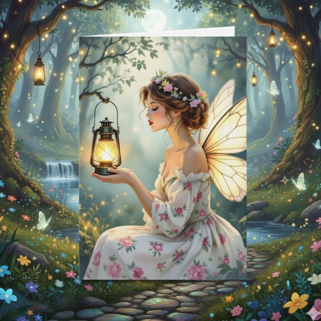 Happy Birthday Niece | Fairy Themed Karte (Von Creator hochgeladen)