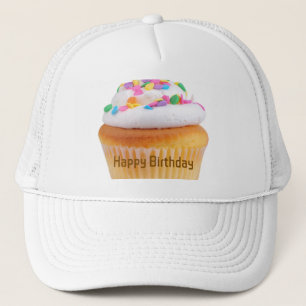 Happy Birthday Niedlich Cake verziert farbenfrohe  Truckerkappe