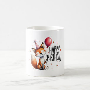 Happy Birthday - Niedlich Fox Tasse