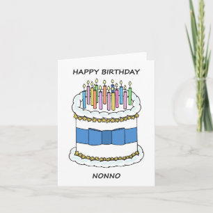 Happy Birthday Nonno Karte