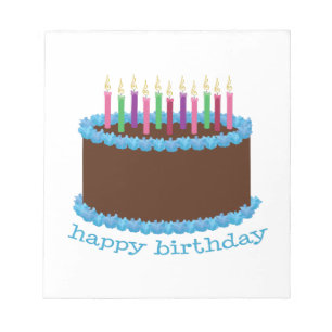 Happy Birthday Notizblock