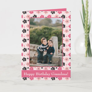 Happy Birthday Oma Foto Card Karte