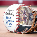 Happy Birthday Opa Modern 3 Foto Collage Baseball<br><div class="desc">Alles Gute zum Geburtstag Opa Modern 3 Foto Collage Baseball. Machen Sie einen besonderen Baseballball für den besten Opa aller Zeiten. Fügen Sie Ihre bevorzugten 3 Fotos in die Vorlage und passen Sie den Text mit Ihren Namen an. Liebes Geburtstagsgeschenk für Großvater.</div>