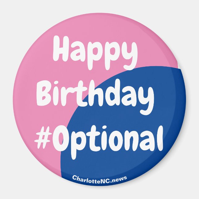 Happy Birthday #Optional Magnet (Vorne)