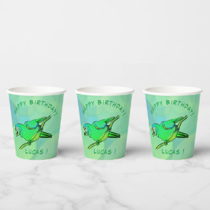Happy Birthday Papagei Papagei Cups Pappbecher