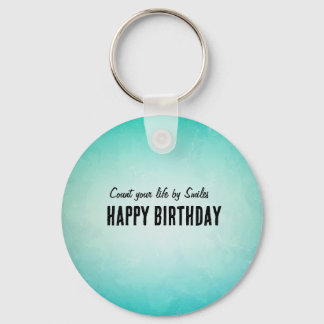 Happy Birthday Paper Plate Design Schlüsselanhänger