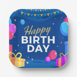 Happy Birthday Pappteller