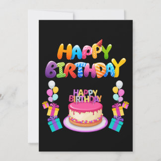 Happy Birthday Party Confetti Einladung