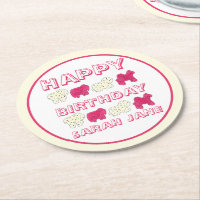 Happy Birthday Party Pink Circus Tier Cracker
